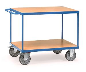 Afbeeldingen van Fetra Zware tafelwagen laadvlak 1000x600mm Draagvermogen: 600 kg met 2 platformen