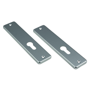Afbeeldingen van Oxloc Kortschild Recht Geen krukgat PC72 Alu F1 Model Roubaix. Afmeting 180x41 mm.