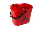 Afbeeldingen van Betra Mopemmer rood met uitwringkorf 12 liter