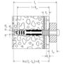 Afbeeldingen van fischer Waterdichte plug met schroef DuoSeal 6 x 38