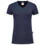 Afbeeldingen van TRICORP CASUAL T-shirt V Hals Fitted Dames 101008 Ink