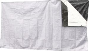 Afbeeldingen van Kelfort Hekwerkdekkleed 1.76 x 3.41 meter, 150 gram/m2 wit