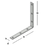 Afbeeldingen van GB Dorpelhoek zwaar ZM 200x25x4mm