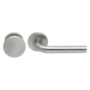 Afbeeldingen van Artitec Proline Classic Knop/kruk op rozet BODA rvs rechtswijzend