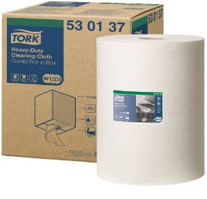 Afbeeldingen van Tork Heavy-Duty Combi Rol Reinigingsdoek Premium 280v 1lgs 106mx32cm