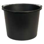 Afbeeldingen van Gripline-D 12 L Emmer zwart, knopbeugel, L-scala 12 Liter