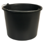 Afbeeldingen van Kelfort Bouwemmer Durable D Zwart 20 Ltr
