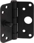 Afbeeldingen van Oxloc Glijlagerscharnier ronde hoeken zwart 89x89x3mm SKG3