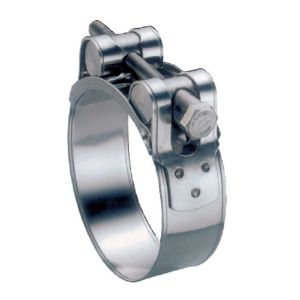 Afbeeldingen van Slangklem rvs 25mm band 92-97mm