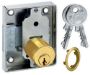 Afbeeldingen van JuNie® Meubelslot opleg cilinder 2826 35mm