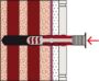 Afbeeldingen van fischer Waterdichte plug met schroef DuoSeal 6 x 38