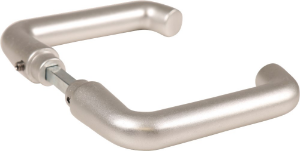 Afbeeldingen van Oxloc Deurkruk D-model Alu F1 Model Marseille. Deurdikte 37-42mm