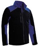 Afbeeldingen van Santino Tour softshell jas navy/korenblauw 2XL