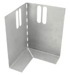 Afbeeldingen van GB Hoekstuk t.b.v. metalen randkist 150 x 300 mm, gegalvaniseerd, verzinkt
