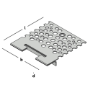 Afbeeldingen van GB RB-Lijmplaat 126 x 117 mm, sendzimir gegalvaniseerd, verzinkt
