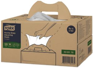 Afbeeldingen van Tork Heavy-Duty Reinigingsdoek XL Handy Box Premium