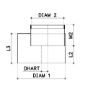 Afbeeldingen van Pvc.verloop               125x160mm