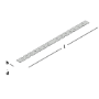 Afbeeldingen van Gb lijmkoppelstrip 400 x 22 x 0.7 mm, gegalvaniseerd, verzinkt