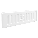 Afbeeldingen van BEKRO PLASTIKS Schuifrooster afsluitbaar, 25 x 8 cm, wit, pvc