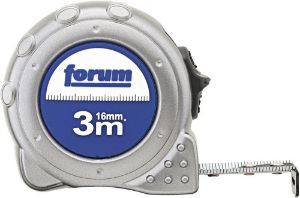 Afbeeldingen van FORUM Rolbandmaat, nylon gecoat 3m x 16mm