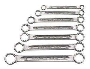 Afbeeldingen van Stahlwille Set platte ringsleutels 21/7 7 delig