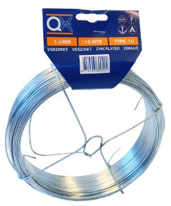 Afbeeldingen van QX Draad No. 2 100mx0.7mm ijzer verzinkt