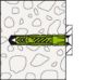 Afbeeldingen van Fischer universeelplug UX Green 10 x 60 met rand