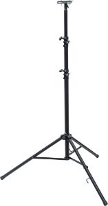 Afbeeldingen van Brennenstuhl Bouwstatief Telescopisch ST 302 Zwart met dwarsbalk, 124-300cm, Met automatisch daalmechanisme