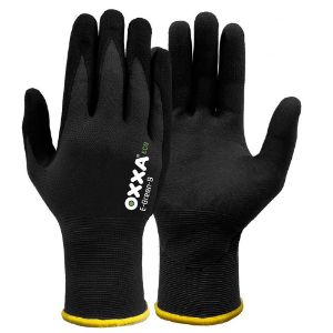 Afbeeldingen van OXXA Premium ECO E-Green-B 52-110 handschoen PU Zwart