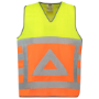 Afbeeldingen van TRICORP SAFETY Tabard Verkeersregelaar Outlet 453001 oranje/geel 4XL