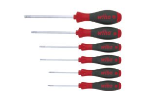 Afbeeldingen van Wiha Schroevendraaierset SoftFinish TORX® Tamper Resistant (met boring) 6-delig 362TR