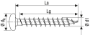 Afbeeldingen van SPAX Spaanplaatschroef, plat conische kop, gegalvaniseerd, verzinkt, 3.0 x 16 mm