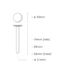 Afbeeldingen van Union Nagel IZ25ANGK 25mm