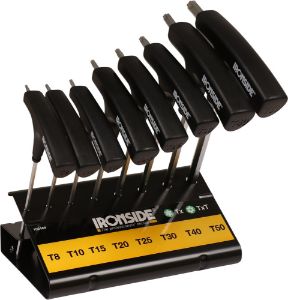 Afbeeldingen van Ironside Stiftsleutelset Torx 8 delig