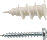 Afbeeldingen van Kelfort Jet-drive plug nylon met schroef 14x32 (100)