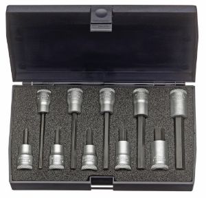 Afbeeldingen van GEDORE Dopsleutel-schroevendraaierset 3/8" 10-delig IN 30 LKM 4-10mm