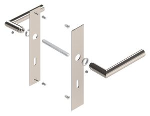 Afbeeldingen van Almar Krukstel op langschild RVS Alba Plano