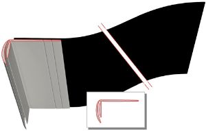 Afbeeldingen van illbruck PVC Lateislabbe ZDP ME533 40cm 25 meter