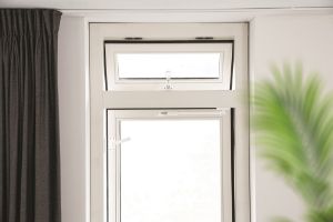 Afbeeldingen van AXA Combi-raamuitzetter AXAflex buitendraaiend rvs wit
