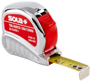 Afbeeldingen van SOLA Rolbandmaat Tri-Matic  TM 8mx25mm