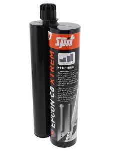 Afbeeldingen van SPIT Epoxy mortel voor draadeinden en wapeningsstaven in niet-gescheurd, gescheurd beton en seismische gebieden EPCON C8 XTREM 450ML