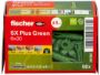 Afbeeldingen van Fischer Universeelplug SX Plus Green 6x30 met rand