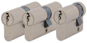 Afbeeldingen van Oxloc Profielcilinderset 30t30 2 stuks, 30t10 1 stuks, gelijksluitend, skg2