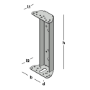 Afbeeldingen van GB Puisteun 60 x 70 x 300 mm, 115 x 2 mm zink magnesium