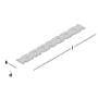 Afbeeldingen van Gb lijmkoppelstrip 200 x 22 x 0.7 mm, gegalvaniseerd, verzinkt