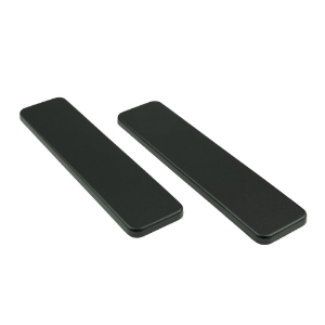 Afbeeldingen van Oxloc Alu klikschild kort recht Zwart Geheel blind