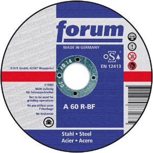 Afbeeldingen van FORUM Doorslijpschijf voor staal, dun 115x1.0mm