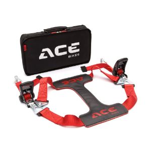 Afbeeldingen van Ratchet Premium 2-Pack rood Spanbanden set t.b.v. motorfietsen