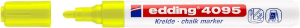 Afbeeldingen van Edding krijtstift 4095/1, 2 - 3mm, geel