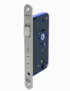 Afbeeldingen van LIPS Veiligheidsdeurslot, PC-uitsparing 2422, doornmaat 50 mm, zonder sluitplaat, pc-72, rvs